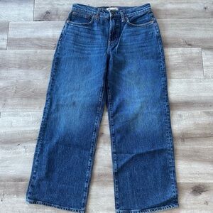 NEW tags still on Madewell Perfect Vintage wide leg Jean size 29 P